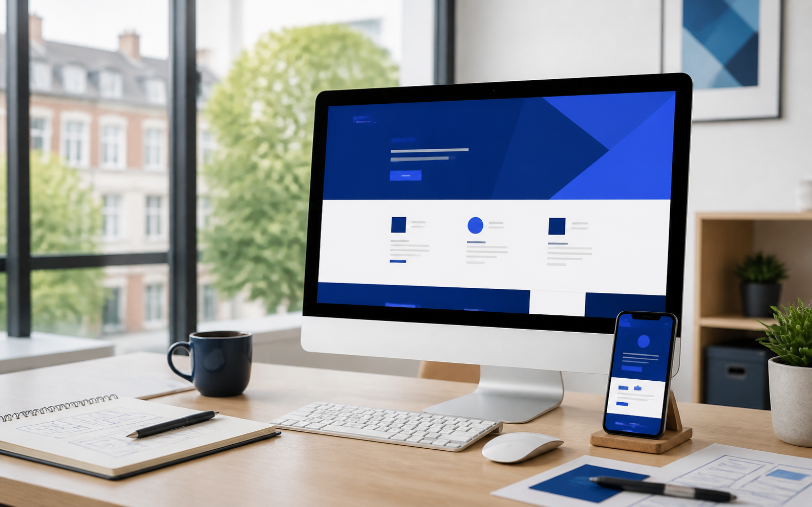 Refonte d'un site WordPress ou Wix : mobile, performance, contenu et demandes de contact.