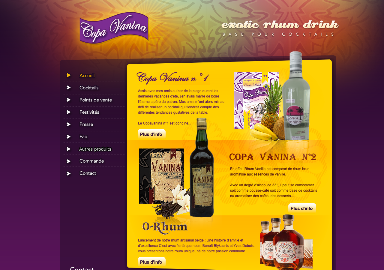 Capture du site Copavanina