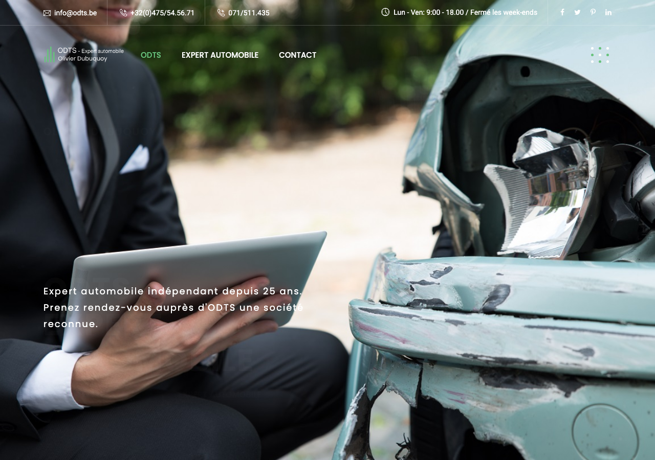 Capture du site ODTS
