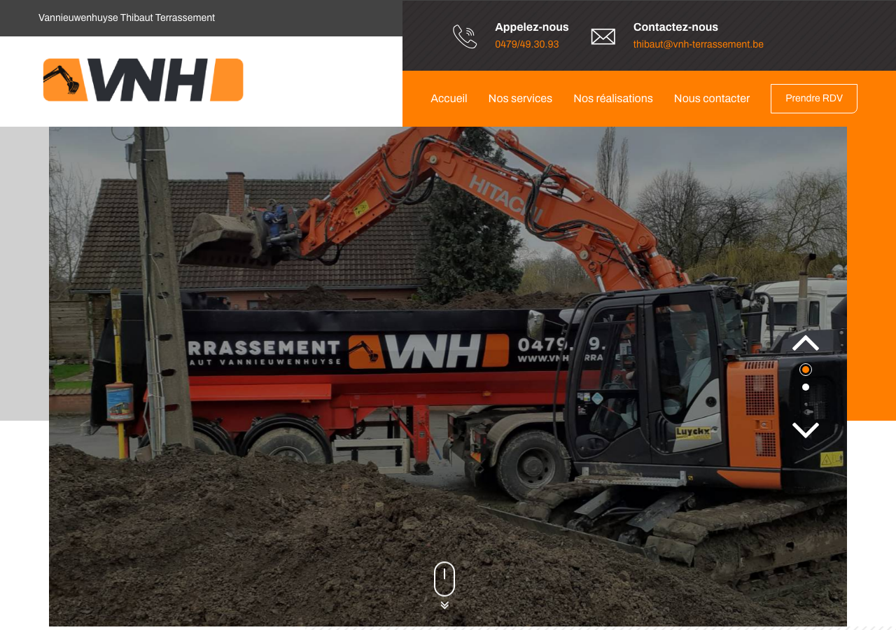 Capture du site VNH Terrassement